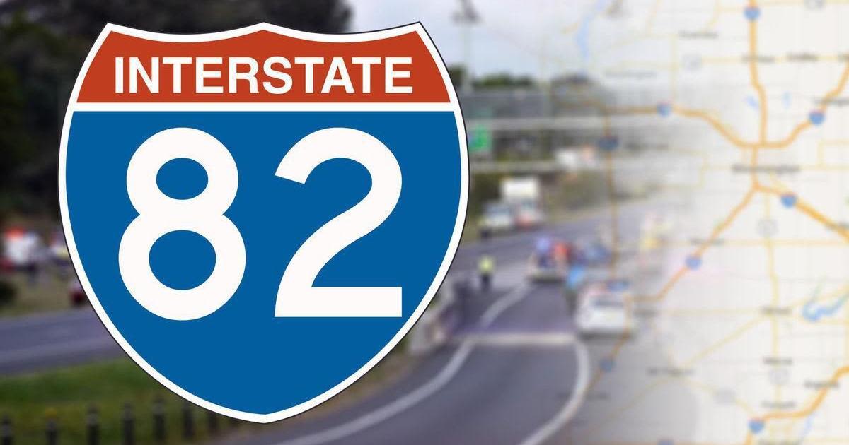 I-82 westbound near Toppenish closed because of fatal crash