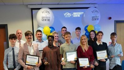 Construction students heralded as "role models" at awards night