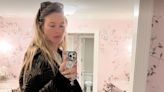 Pregnant Behati Prinsloo Shows Off Baby Bump in All-Black Outfit While Posing for Mirror Selfie