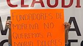 Morenistas dicen "Claudia Sí, Dolores No"; piden votar por Aztiazarán