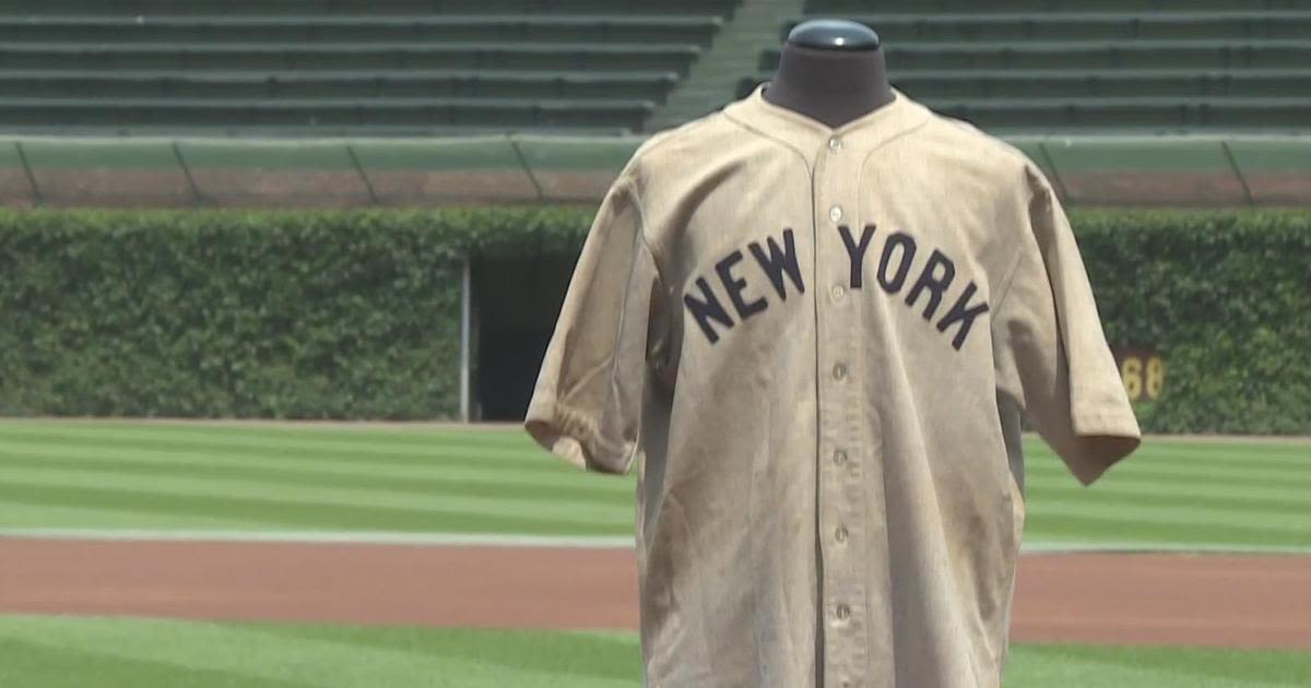 Babe Ruth's "Called Shot" jersey returns to Wrigley Field in Chicago