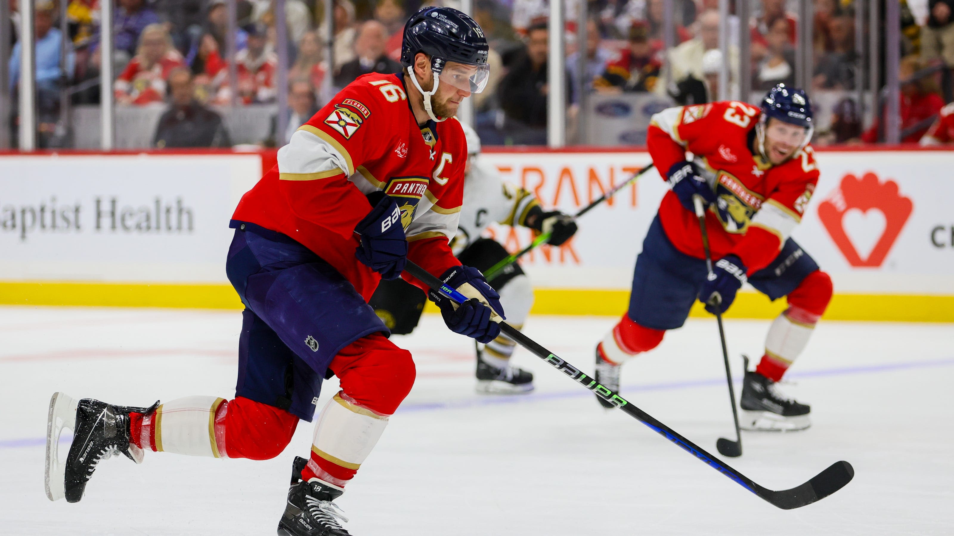 Florida Panthers even Stanley Cup playoffs series with Boston Bruins after 6-1 victory