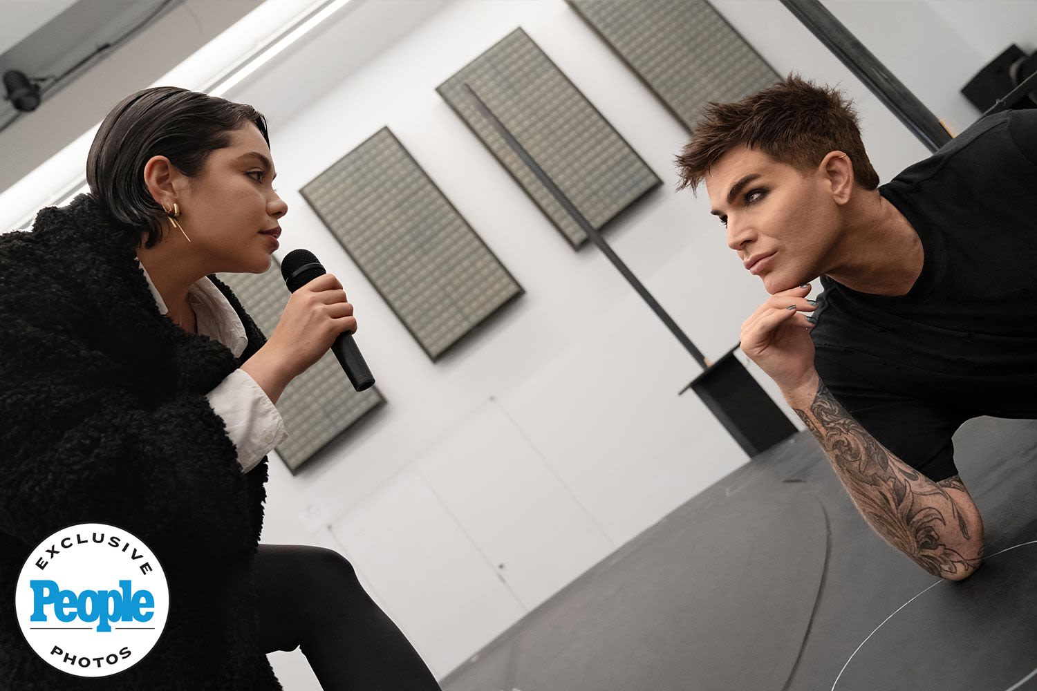 See Adam Lambert and Auli'i Cravalho Prepare for Broadway's 'Cabaret' in First-Look Rehearsal Photos (Exclusive)