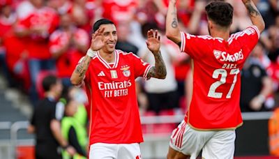 Ángel Di María marcó un gol en el triunfo de Benfica: ¿Será el último en Portugal?