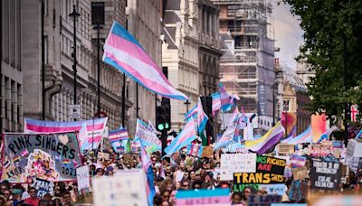 'Biggest trans pride march in the world' held in London