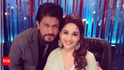 When Madhuri Dixit called Shah Rukh Khan her 'favorite' dancing co-star despite his lack of training | Hindi Movie News - Times of India