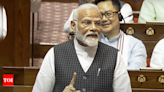 People voted for performance, defeated propaganda: PM Modi in Rajya Sabha | India News - Times of India