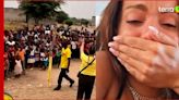 Anitta se emociona com inauguração de escola que ajudou a construir na África: "Impressionada"