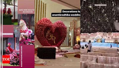 Inside glimpse of Anant Ambani and Radhika Merchant’s spectacular wedding décor | Hindi Movie News - Times of India