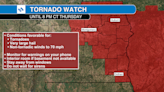 Tornado Watch until 8 p.m. Thursday for southeast Alabama