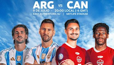 Argentina vs. Canadá definen el primer finalista de Copa: así lo puede ver en Colombia