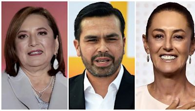 Elecciones 2024: así se despiden de sus simpatizantes Gálvez, Máynez y Sheinbaum