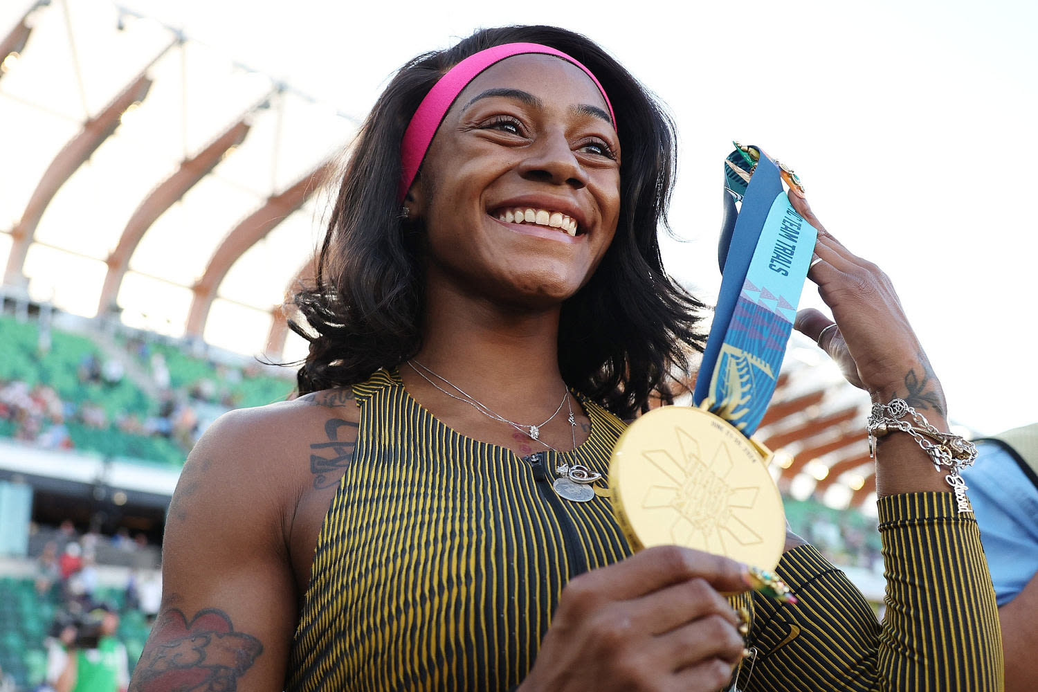 Sha’Carri Richardson is headed to Paris after winning the women’s 100-meter at Olympic trials