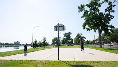 Memorial Park basketball courts to be refurbished by Project Backboard thanks to Terrell Brown, Hillside Connection