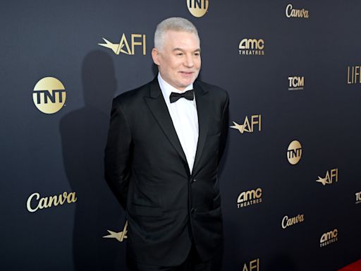 Mike Myers steps out as a silver fox for rare red carpet appearance