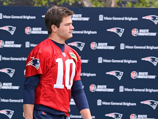 Patriots coach Jerod Mayo reveals who will lead in developing QB Drake Maye