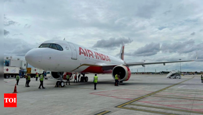 Air India’s first narrowbody aircraft sporting new livery and cabin interiors enters service - Times of India