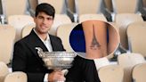 Carlos Alcaraz debuts Eiffel Tower tattoo in honor of Roland Garros victory | Tennis.com