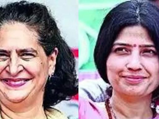 Priyanka Gandhi Vadra, Dimple Yadav joint roadshow in Kashi on Saturday | Varanasi News - Times of India