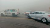 Arequipa: adulto mayor muere en la Panamericana tras chocar su auto contra otro en plena neblina