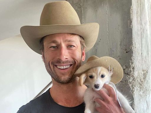 Glen Powell Shares Sweet Post (Plus a Steamy Photo!) Celebrating His Dog Ahead of “Twisters”' Release