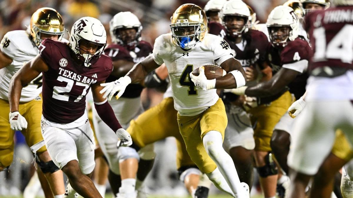 Notre Dame vs. Purdue odds, line, picks: 2024 college football Week 3 predictions from proven model