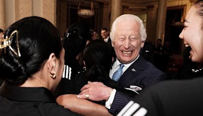 King Charles has got royal fans all saying the same after 'healing hug' with New Zealand women's rugby team