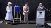 King and Queen open Churchill education centre close to Normandy memorial