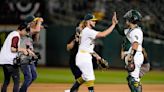 Joey Estes goes the distance and Athletics beat Angels 5-0