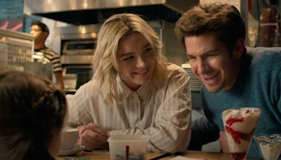 Andrew Garfield Falls for Florence Pugh After Her Car Hits Him in ‘We Live in Time’ Trailer