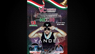 Yandel cerrará los festejos patrios en la alcaldía Venustiano Carranza este 15 de septiembre