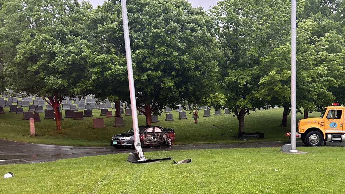 Memorial Day crash: Vermont veterans cemetery damaged after DUI