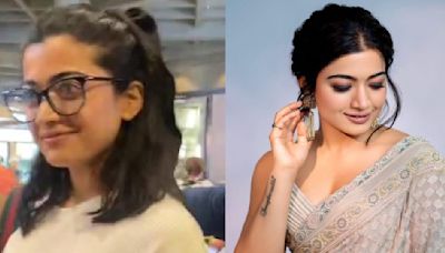 WATCH: Rashmika Mandanna papped at Mumbai airport ahead of Anant Ambani and Radhika Merchant’s grand wedding