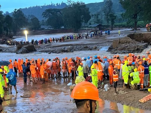 Grim Scenes Unfold As Rescue Efforts Resume In Landslide-Hit Wayanad