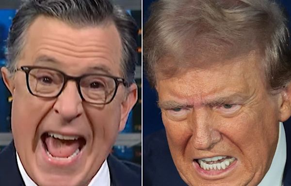 Stephen Colbert Gives Trump A Very Graphic 'Counterpoint' To His Latest Claim