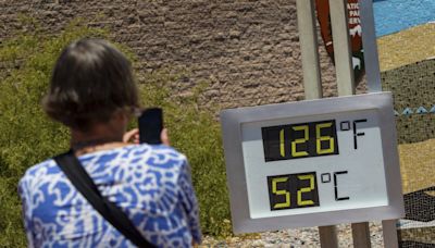 Motorcyclist dies from heat exposure temperature reaches 128 in California's Death Valley