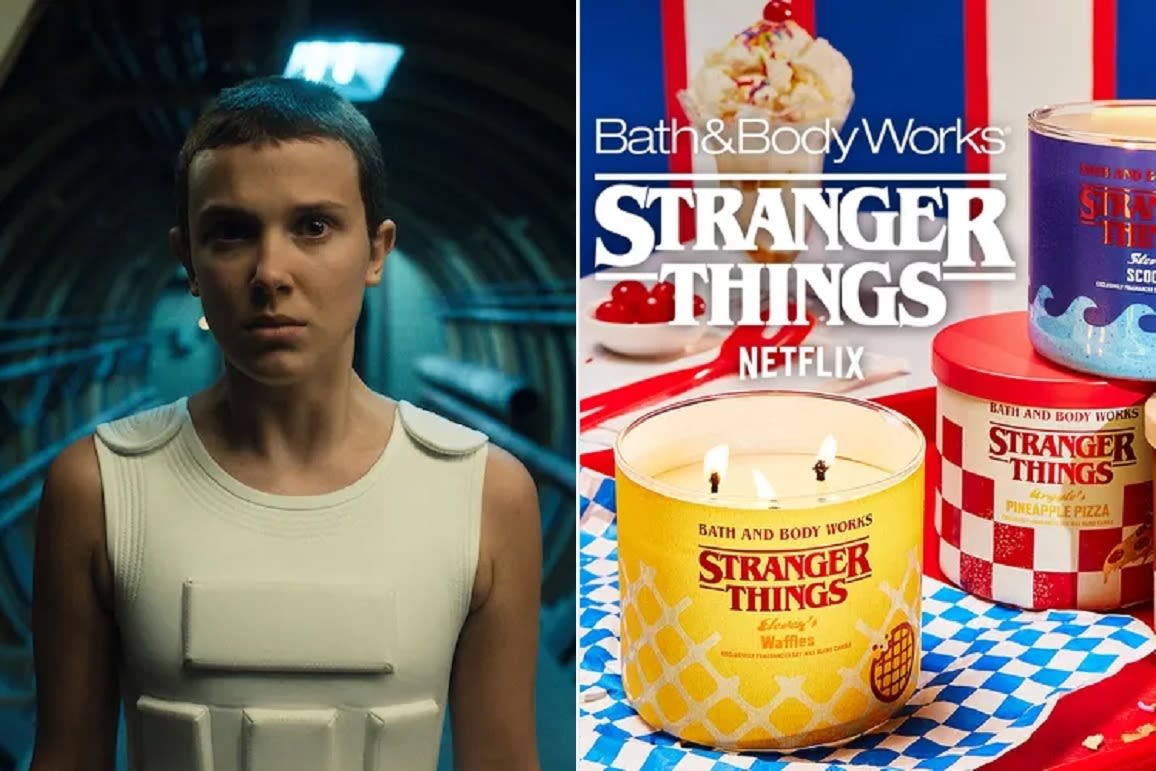 'Stranger Things' candle line released by Bath & Body Works