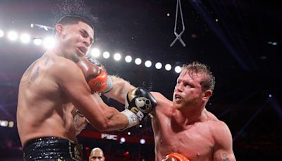 Canelo vs Berlanga LIVE: Boxing superstar Alvarez knocks down challenger and wins on points