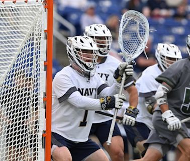 Navy men’s lacrosse beats Loyola Maryland, 12-10, for first Patriot League Tournament win since 2010