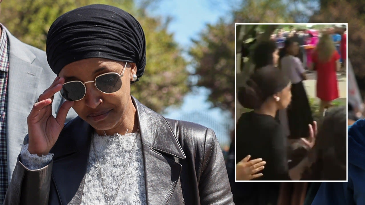 Rep. Ilhan Omar shushes Fox News reporter as Dem faces backlash for comment on 'pro-genocide' Jews