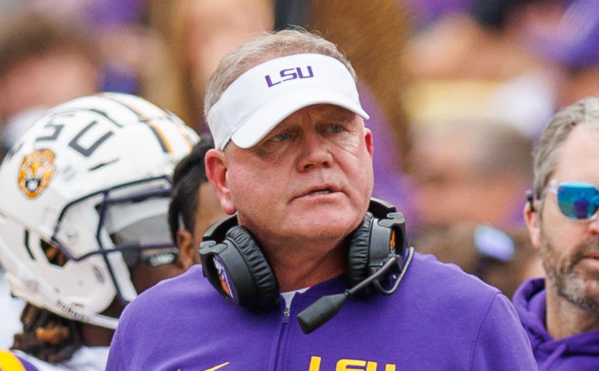 LSU Coach Brian Kelly Called Out for Explanation of Player's Viral Video