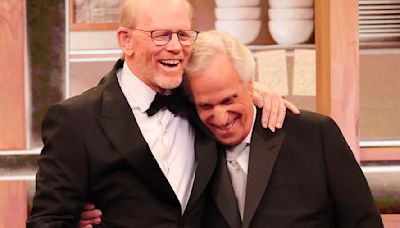 Ron Howard and Henry Winkler reunite at 2024 Emmys for Happy Days