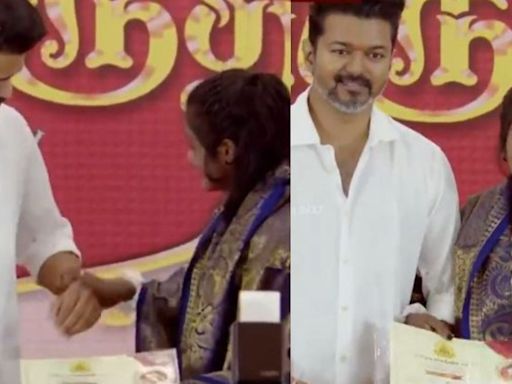 Viral Video Shows Girl Asking Thalapathy Vijay To Remove His Arm From Around Her Shoulder - Here's The Truth