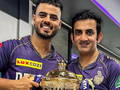 Nitish Rana publicly shares screenshot of Gautam Gambhir's WhatsApp text after joining back KKR for IPL 2024