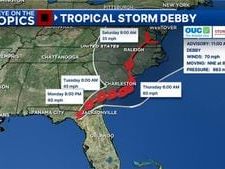 LIVE UPDATES: Debby remains a tropical storm, flooding risk continues for North Florida