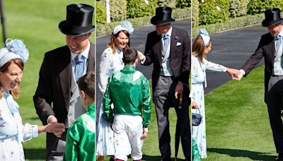 Prince William rescues mother-in-law Carole Middleton after Royal Ascot mishap