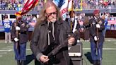 Alice in Chains’ Jerry Cantrell does his best Hendrix impression with a grungy, wah-driven Star-Spangled Banner at a Seattle Seahawks game