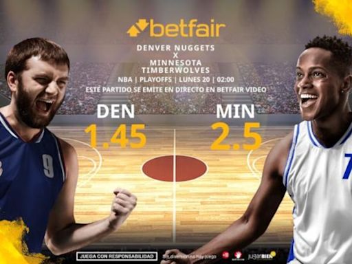 Denver Nuggets vs. Minnesota Timberwolves: horario, TV, estadísticas, cuadro y pronósticos