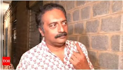 "Voted for candidate I believe in": Actor Prakash Raj gets finger inked in Bengaluru