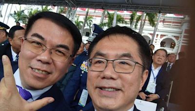 總統就職典禮台南市長鬧雙胞？網友：黃偉哲眉毛超好認
